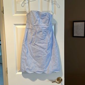 Vineyard vines searsucker strapless dress